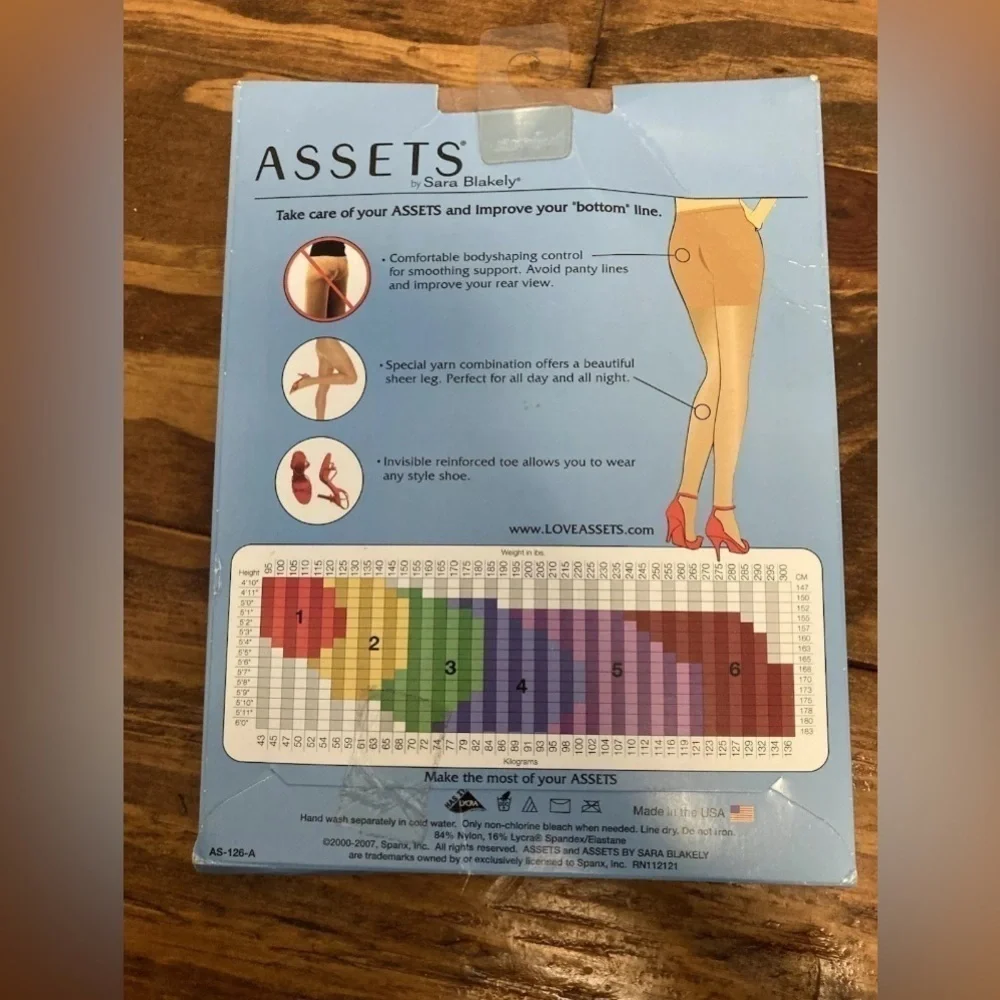 ASSETS by Sara Blakely Spanx Bodyshaping Perfect Pantyhose Buff Size 5